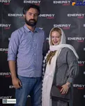 بهاره رهنما و همسرش در باشگاه بدنسازی+عکس