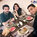 رستورانگردی مجری مشهور تلویزیون و همسر دومش در ماه رمضان+عکس