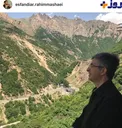 اسفنديار رحيم مشايی به طبيعت رفت +عكس