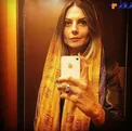 سلفی جالب خانم بازیگر در آسانسور