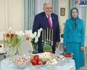 عکس/ حضور «رودی جولیانی» درکنار مریم رجوی در جشن نوروز