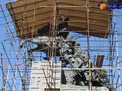 استحکام مجسمه نادرشاه در مشهد +عکس