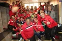 عکس/ رختكن تیم فوتبال پرسپولیس پس از قهرمانى در ليگ برتر شانزدهم