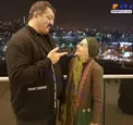 ژست عجیب و غریب کتایون ریاحی در کنار بازیگر مرد مشهور+عکس