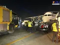 عکس/ برخورد خودرو با هواپیما در فرودگاه مهرآباد