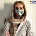 شقایق دهقان با ماسک ضد کرونا+عکس