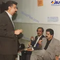 عکسی زیرخاکی از بهرام شفیع و دو دوست قدیمی
