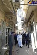 حضور پاپ در در ضلع جنوبی حرم حضرت علی (ع)+عمس