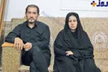 تصويری از چهره غم زده پدر و مادر آتنا