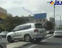 عكس/ وقتی شاسی بلند سوار باشی!