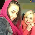 عکسی دیده نشده از همسر و دختر بازیگر مشهور