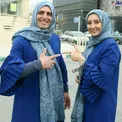 بازیگر زن مشهور ایرانی و بدلش+عکس