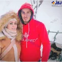تیپ جالب بازیکن مشهور پرسپولیس و همسرش+عکس
