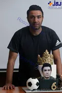 عکس/ جواد نکونام و کیک تولدش