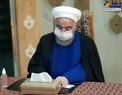عکسی متفاوت از حسن روحانی در حال رأی دادن