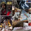 افطار کردن کارگران معدن در عمق ۶۳۰ متری زمین +عکس