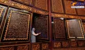عکس/ قرآن حک شده بر چوب تامبو در اندونزی