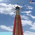 بلندترین تاب گردان دنیا با ارتفاع ۱۲۲/۷۸ متری از زمین+عکس