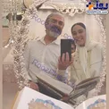 مهدی پاکدل سر سفره عقد+عکس
