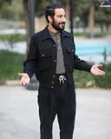نوید محمدزاده با تیپ عجیبی که مخصوص خودش است/عکس