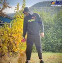 سوشا مکانی و گربه غول پیکرش/عکس