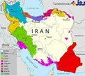 پراكندگى زبانى در پهنه ى ايران+عکس