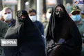 همسر شهید فخری زاده در مراسم تشییع+عکس