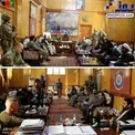 حضور مسلحانه نظامیان آمریکایی در نشست با مقامات افغانستانی!