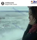 ژست عاشقانه بازیگر زن ایرانی کنار دریای کانادا+عکس