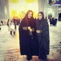 تیپ بازیگر زن پرحاشیه در حرم امام رضا+عکس