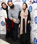 عکس/الناز حبیبی درکنار هنرمند تازه عروس و داماد