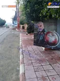 ‏تابلوی حاج قاسم در جاده های لبنان + عکس