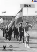 المپیک ۱۹۵۶ ملبورن، غلامرضاتختی پرچمدارِ کاروانِ ایران+عکس