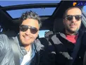 دو بازیگر و دوست صمیمی در ماشین لوکس و گران قیمتشان + عکس
