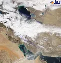 تصویر ماهواره‌ای ناسا از وضعیت جوی امروز ایران