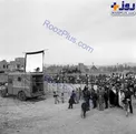 عکس زیرخاکی از سینمای سیار در سال 50