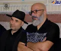 امیر جعفری در مراسم ختم پدر امیر حسین رستمی/عکس
