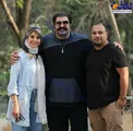 بهنام بانی و خواهر و دامادشان در طبیعت+عکس