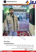 عکس از مداح معروف در حرم حضرت رقیه(س)