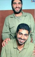 تصویری از جوانی شهید قاسم سلیمانی و شهید احمد کاظمی