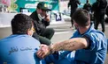 خالکوبی متفاوت روی دست متهم دستگیر شده در تهران/عکس