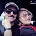 ژست عاشقانه احمد مهرانفر و همسرش،مونا فائز پور/عکس