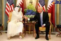 عکس/ امیر قطر با دمپایی در حضور ترامپ!