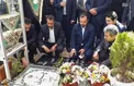 عکس/ حضور وزیر اقتصاد بر سر مزار حاج قاسم سلیمانی