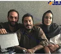 عكس/نويد محمدزاده و هديه تهراني در پشت صحنه فيلم جديدشان
