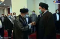 احوالپرسی کرونایی رئیسی و سیدحسن خمینی/عکس