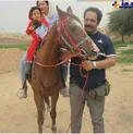 اسب سواری فامیل دور و خانواده اش + عکس