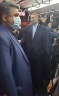 خودرویی که امیرعبداللهیان در فرودگاه مهرآباد سوار شد+ عکس