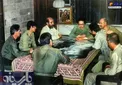 بنی صدر و شهید چمران در جلسه اتاق جنگ+عکس