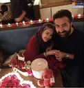 عکس عاشقانه بهاره رهنما و همسرش در شب ولنتاین